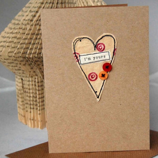 Valentine's card - I'm Yours