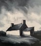 Crofters Cottage 3 - Original acrylic painting 