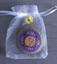 Hand Embroidered Crocus Flower Brooch - Image 5