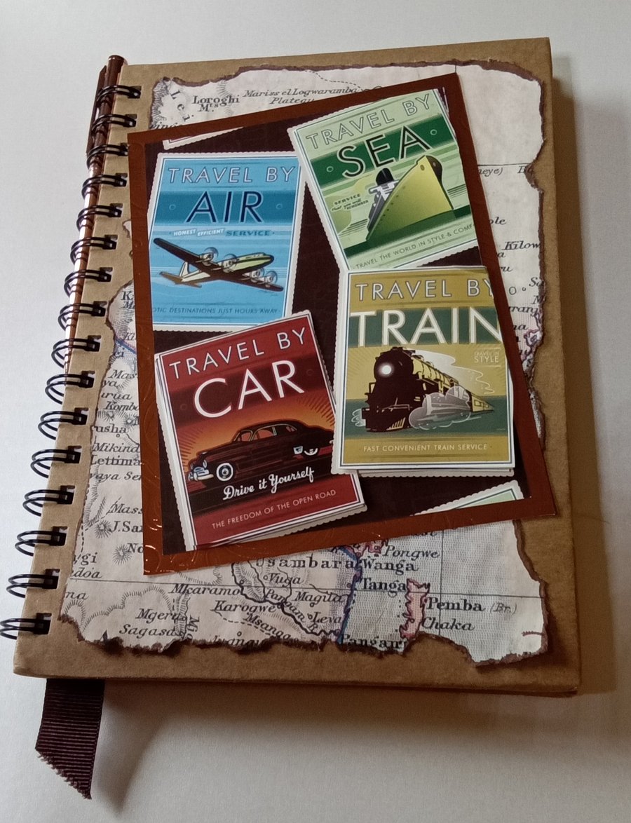 Decorated Notebook, Travel