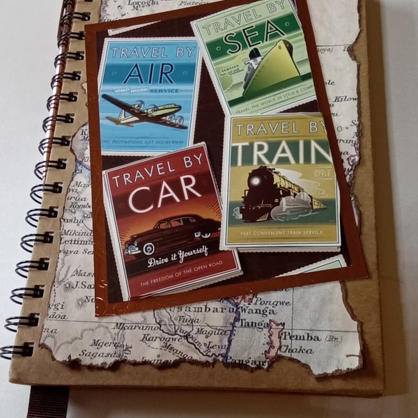 Decorated Notebook, Travel