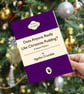 Pack of 5 Does Anyone Really Like Christmas Pudding? - Penguin Style Xmas Card - Image 4