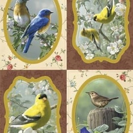 Birds in Bloom Kanban Paper Craft Toppers 901258 Card Making Scrapbook