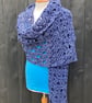 Rectangular Lace Shawl in Wool Free Yarn - Image 1