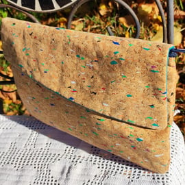 Cork Clutch bag  UK delivery free