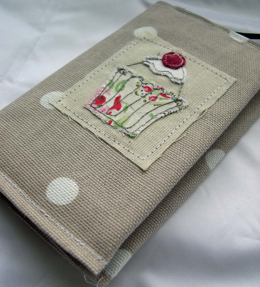 Textile Cupcake Pocket Diary 2015 in Beige