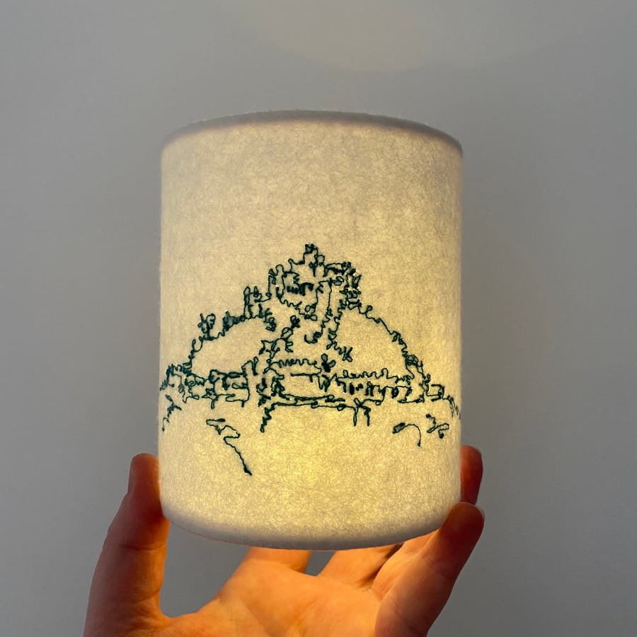 St Michael s Mount Embroidered Lantern