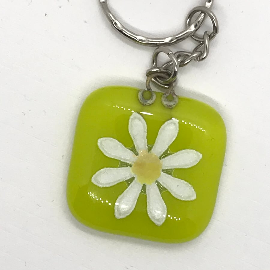 Fused Glass Keyring 