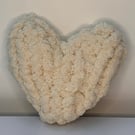 Hand knitted cushion 