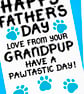 Father's Day Card For Grandad From Grandpup, Fathers Day Card From Dog, Pet - Image 5