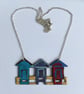 Hand Enamelled Wells-next-the-Sea Beach Huts - Image 6
