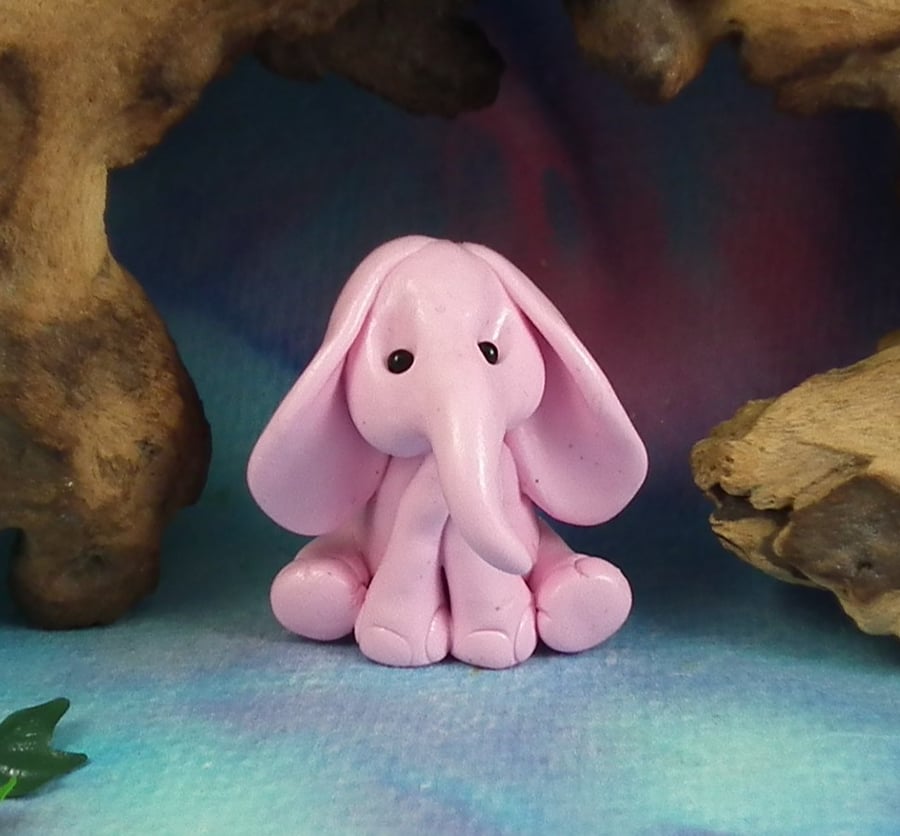 Baby Elephant 'Ethie' OOAK Sculpt by Ann Galvin