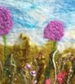 Alums  - Needle felted picture -  - Image 3