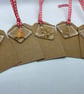 Fused glass keepsake Christmas gift tag - Image 2