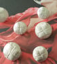 Vintage Platinum looking Buttons 18mm 28L  - Image 2