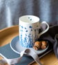 Large fine china butterfly mug, Birthday gift, Coffee mug. - Image 4
