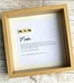 Mum Mother Scrabble Minifigures Frame Personalised  - Image 4