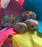 Set of 4 oval, hand painted gift boxes - Image 2