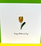 Wire Tulip - Mother's Day Card - Birthday Card - Thank you Card - Easter Card - Image 4