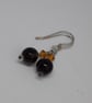 Smokey Quartz & Austrian Crystal Earrings  - Image 3