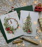 Traditional Christmas Tree Card with Rocking Horse - Image 5