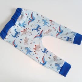 3-6 months dinosaur leggings, baby clothes, dinosaur leggings, boys clothes 