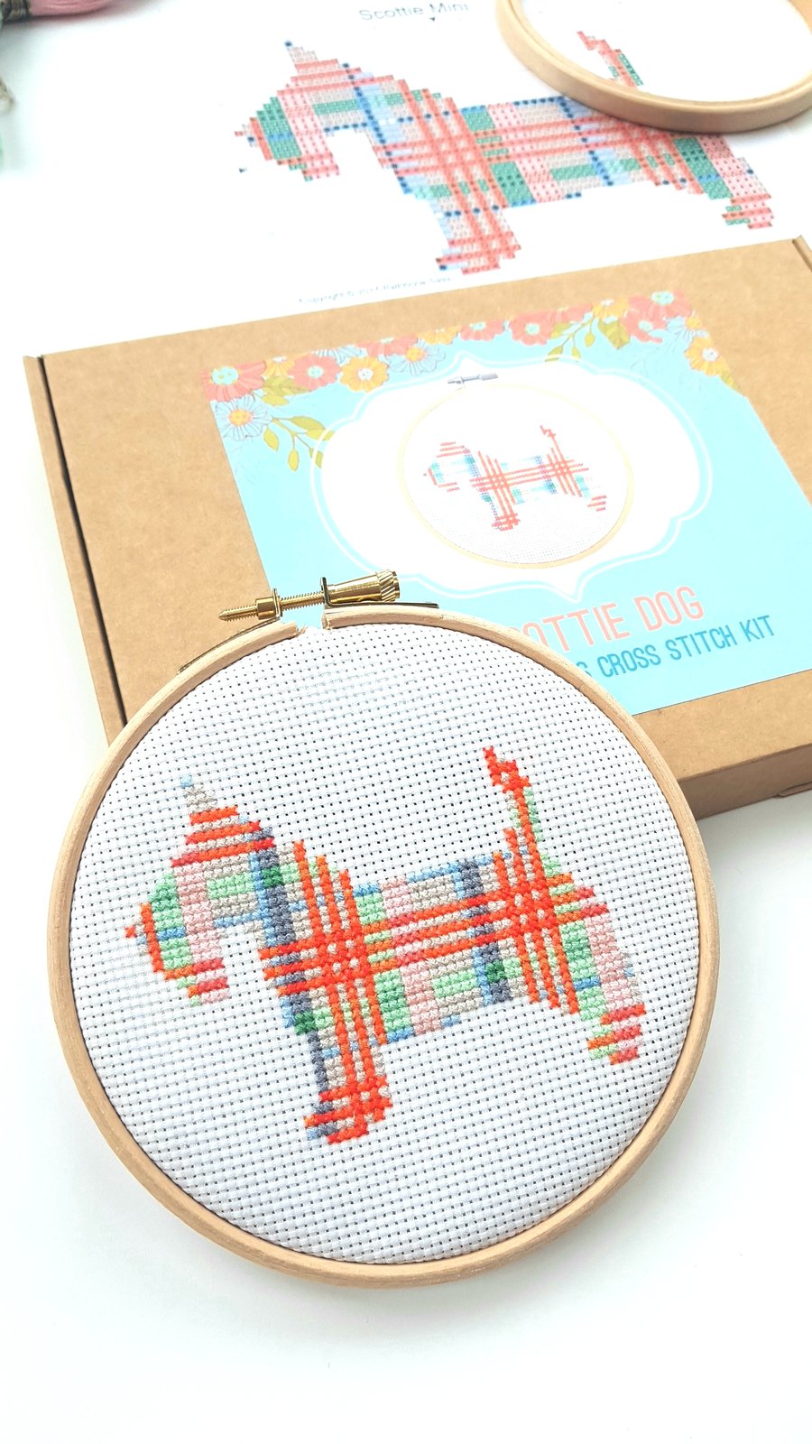 Scottie Dog Cross Stitch Kit