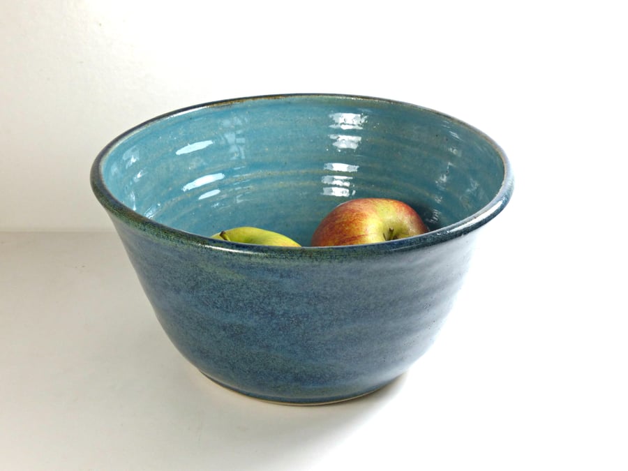 Serving Dish - Mixing - Fruit Bowl - Large Stoneware Big Pottery Ceramics