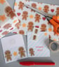 Gift Wrap Set with Tags - Cookie Cute Gingerbread Men - Image 2