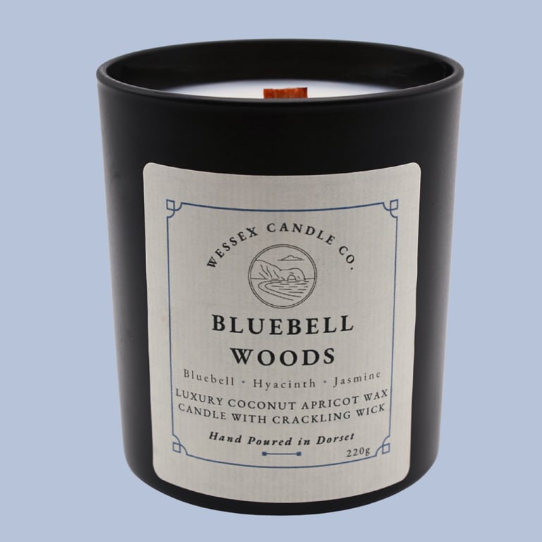 Bluebell Candle - Bluebell Woods - Wooden Wick