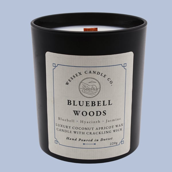 Bluebell Candle - Bluebell Woods - Wooden Wick