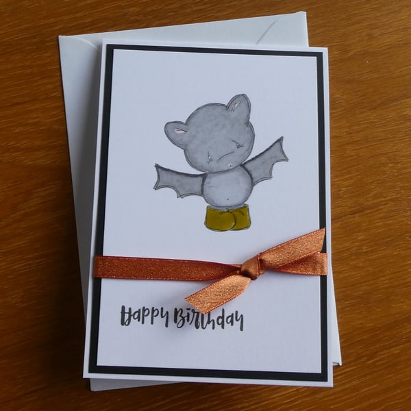 Birthday Card - Bat