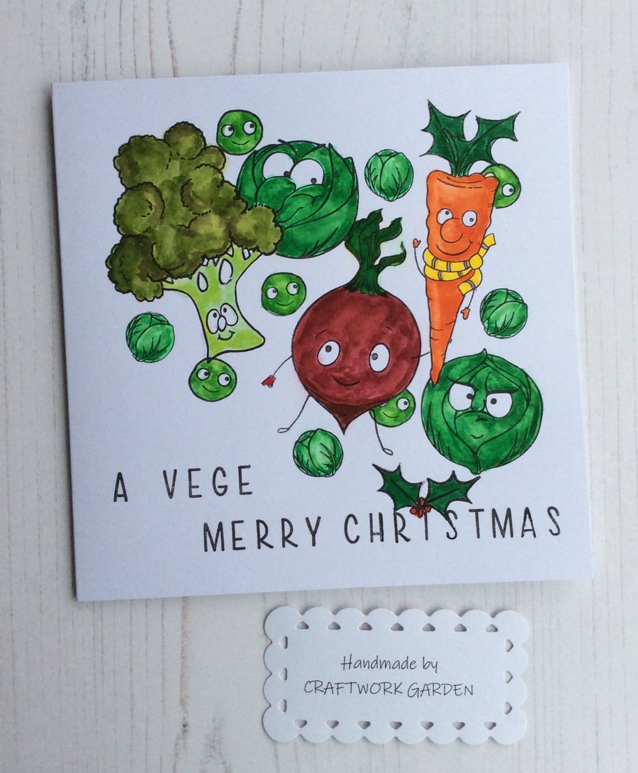 A Vege Merry Christmas Card