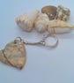 Caramel Coloured Jasper Heart Key Ring, End of Term Gift, Teacher Gift, Key Ring - Image 9