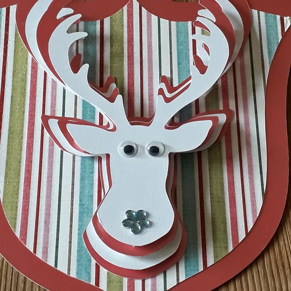 Stag Head Wall Decoration - Blue nose