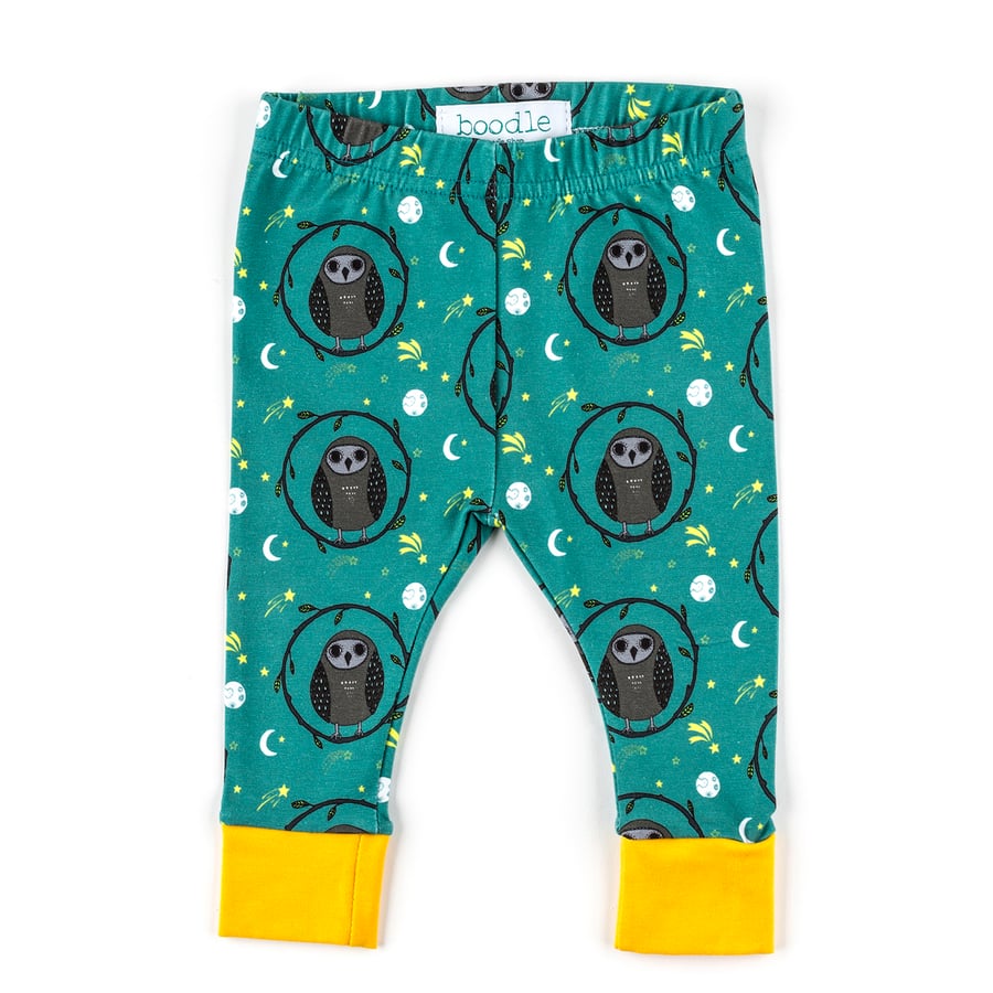 Owl baby leggings