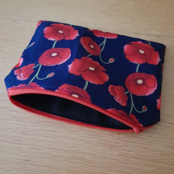 Coin Purse - Poppies