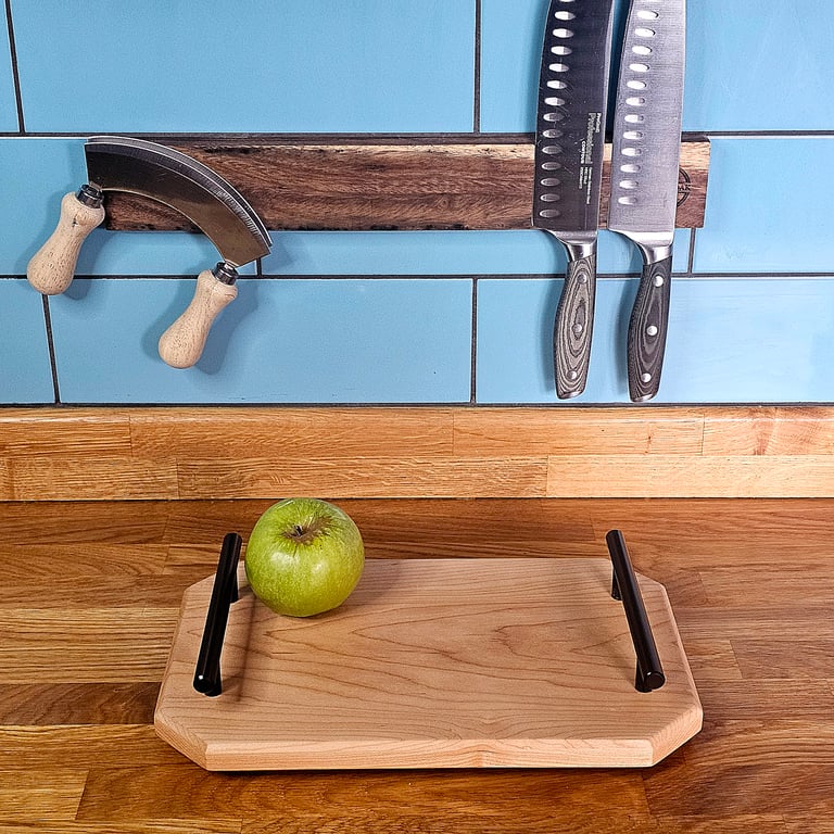 Charcuterie-Serving-Cheese Board -  Solid Maple - 30.5x19.5x1.8cm