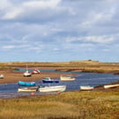 Coastal Photography Greetings Card - Burnham Overy Staithe - Blank Card