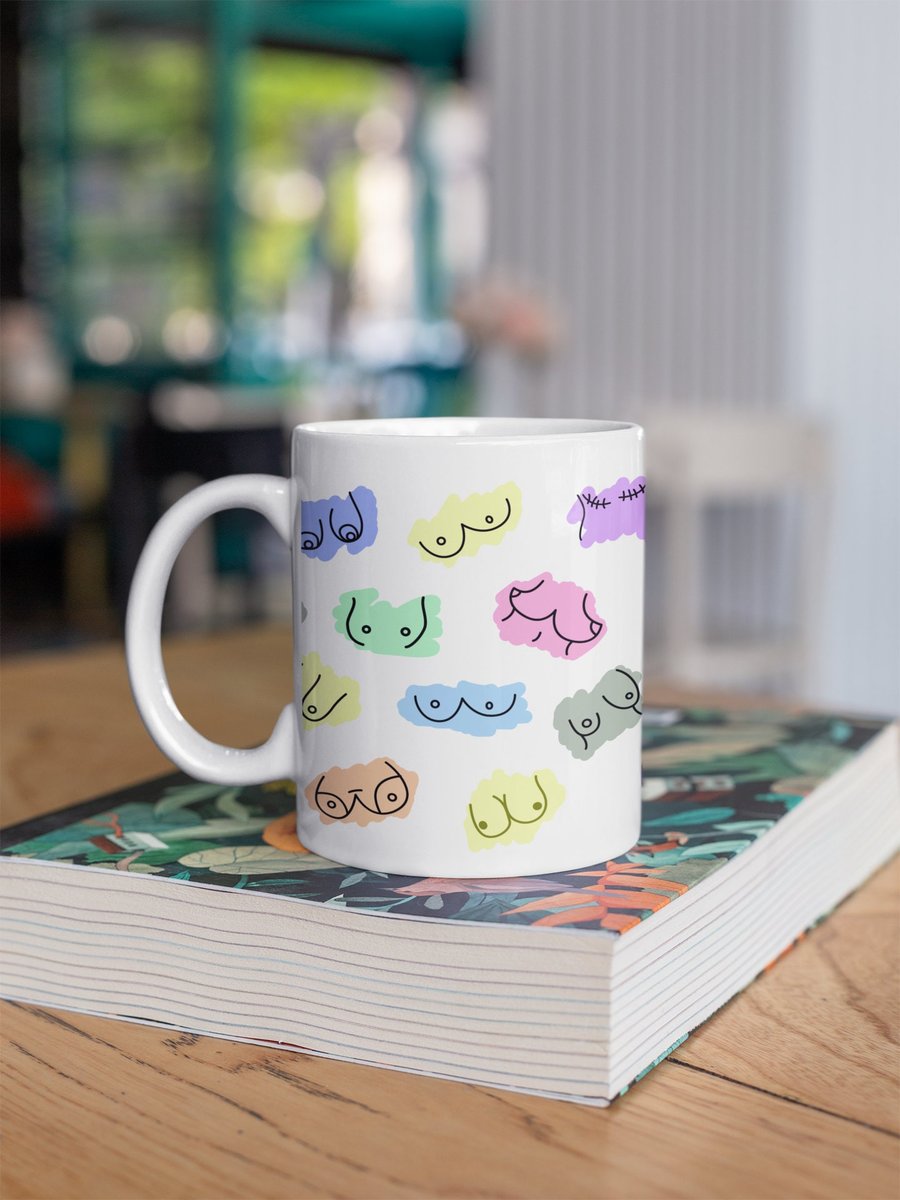 Boob Mug, Boob Gifts, Boob Art, Coffee Mugs, Breast Mugs, Titty Mug, Mug Gift, 1