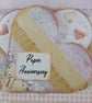 Handmade collage Paper (1st) Anniversary card - Image 3