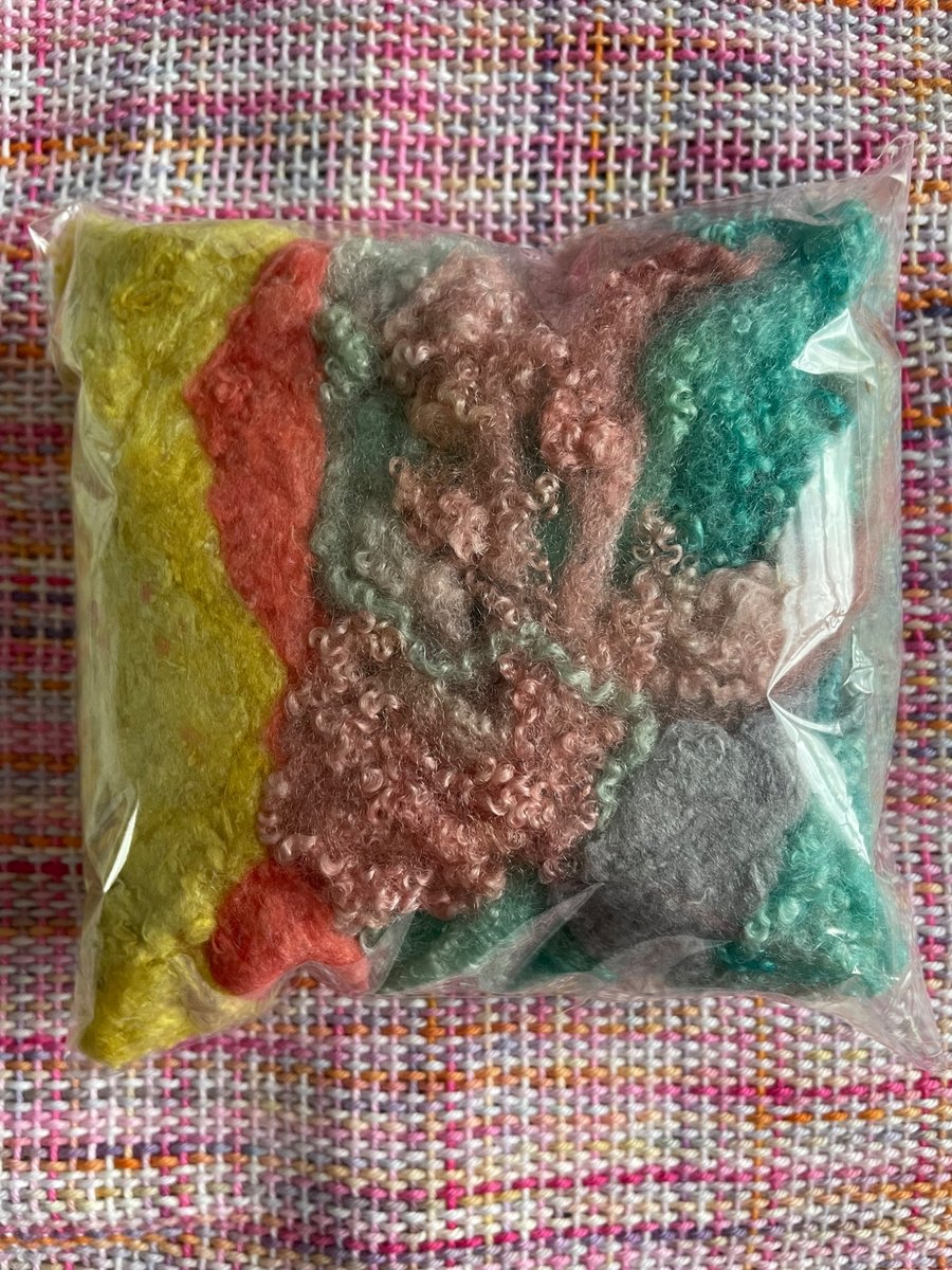 Hand Dyed Texture Pack for Felters & Spinners