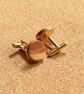 Handmade Wooden Cufflinks with Silver or Gold Fastenings - Image 7