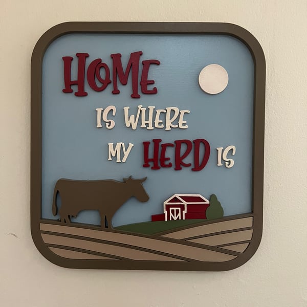 Home is where my herd is. Picture 
