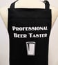 Personalised Beer Taster medium apron. Made in England - Image 3