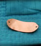 Art Nouveau Etched 'Faith' Design Copper Spacer - Image 2