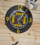 Handmade Clutch Plate Wall Clock - Recycled Automotive Clock - Mechanic Gift - G - Image 2