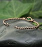 Twisted Copper Cuff - Green - Image 4