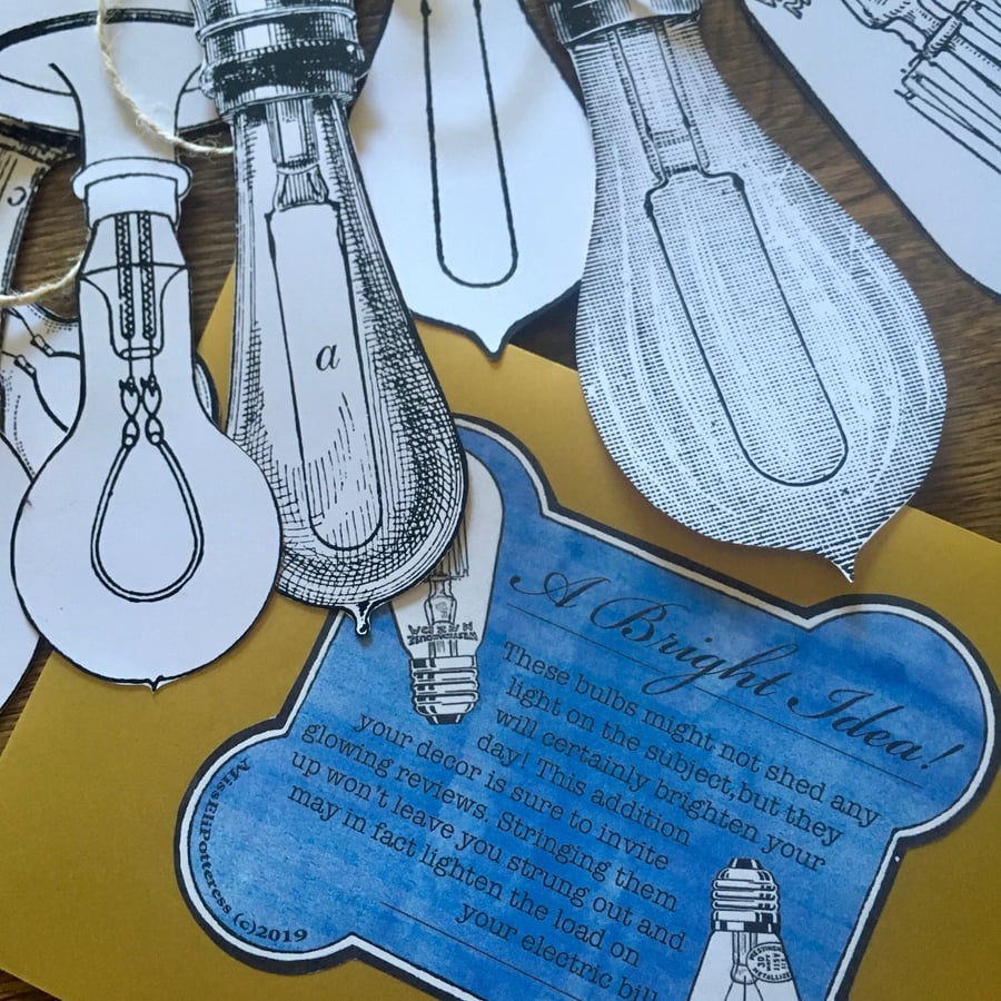 A Bright Idea - Paper String Light Garland