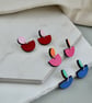 Colour Pop Dangly Stud Earrings - Image 1